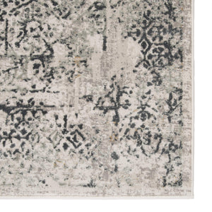 Jaipur Living Jaipur Living Yvie Medallion Area Rug Viscose Blend High Low Pile Vintage Distressed 11'10"X14' RUG153724