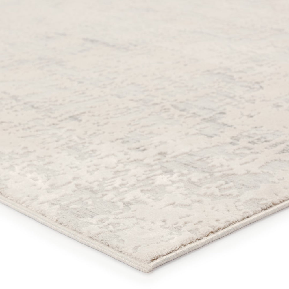 Jaipur Living Cirque Arvo Modern Industrial Machine Made Indoor Rug Silver 6'7"x9'6"
