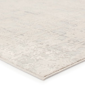 Jaipur Living Cirque Arvo Modern Industrial Machine Made Indoor Rug Silver 6'7"x9'6"