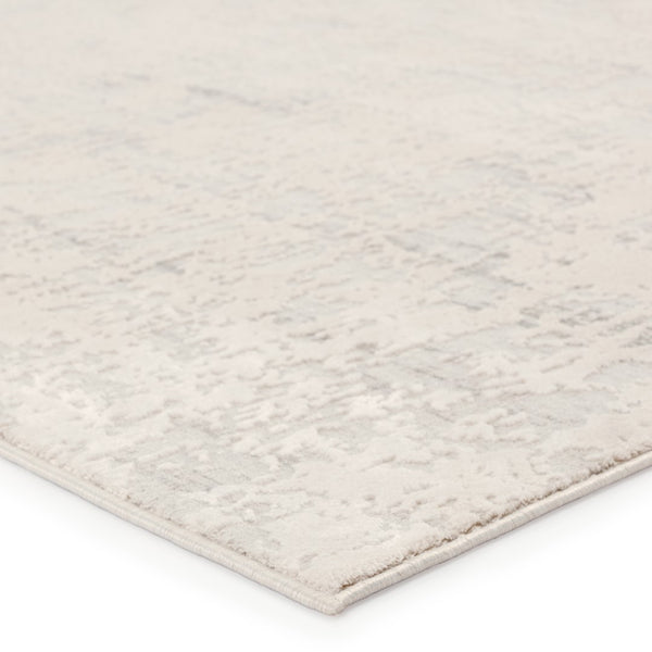 Jaipur Living Cirque Arvo Modern Industrial Machine Made Indoor Rug Silver 6'7"x9'6"