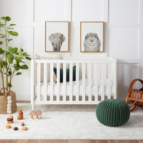 Jaipur Living Cirque Arvo Modern Industrial Machine Made Indoor Rug Silver 6'7"x9'6"