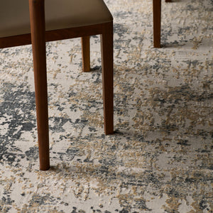 Jaipur Living Cirque Arvo Ciq09 Powerloomed Machinemade 54% Polyester 46% Viscose Abstract Abstract Indoor Rug Gray, Tan 54% Polyester 46% Viscose Rug137455