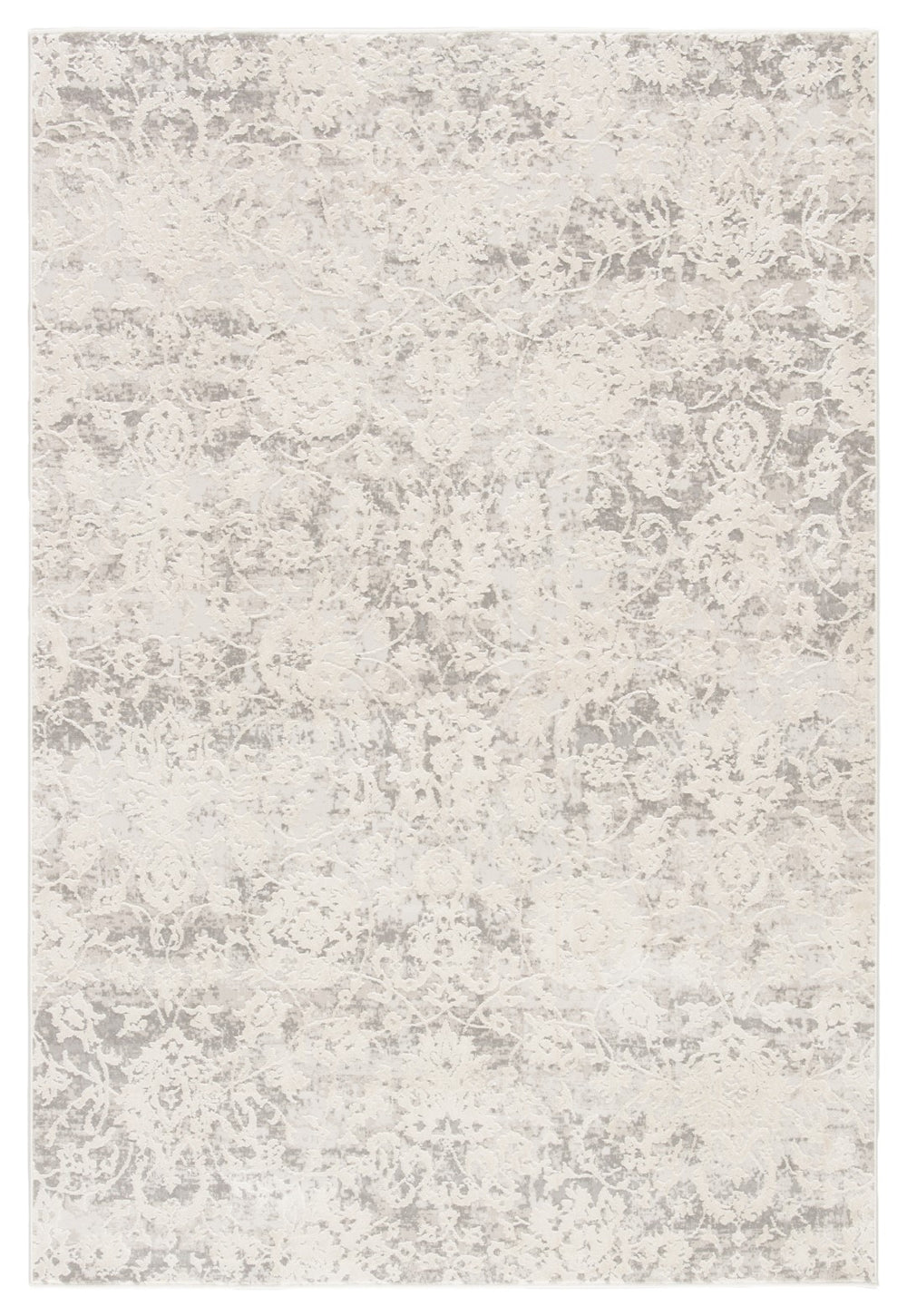 Jaipur Living Cirque Alonsa Transitional Glam Machine Made Indoor Rug Gray 6'7"x9'6"