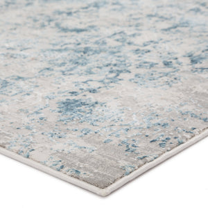 Jaipur Living Jaipur Living Siena Damask Runner Rug Viscose Blend High-low Pile Transitional Hallway Blue 2'X3' RUG142028