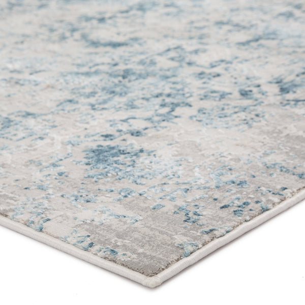 Jaipur Living Jaipur Living Siena Damask Runner Rug Viscose Blend High-low Pile Transitional Hallway Blue 2'X3' RUG142028