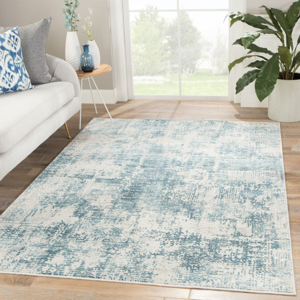 Jaipur Living Cirque Eero Modern Transitional Machine Made Indoor Rug Blue 6'7"x9'6"