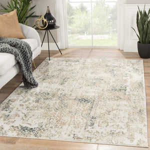 Jaipur Living Jaipur Living Basilica Vintage Oriental Runner Rug with Diamond Medallion Lattice Border 8'X10' RUG153712
