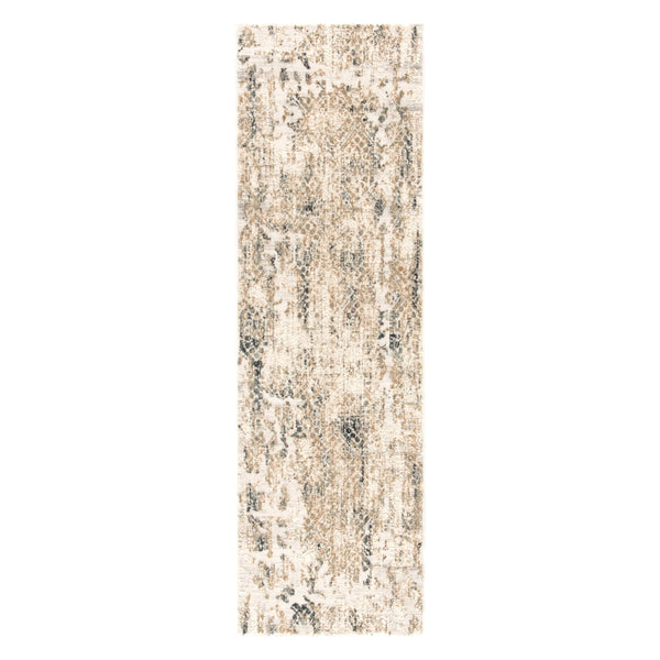 Jaipur Living Jaipur Living Basilica Vintage Oriental Runner Rug with Diamond Medallion Lattice Border 2'6"X8' RUG142047