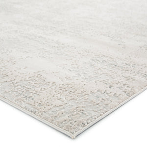 Jaipur Living Jaipur Living Orianna Viscose Runner Rug Abrashed Abstract Ivory Silver Carved Pile RUG142571