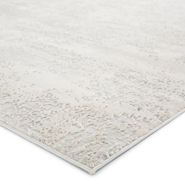 Jaipur Living Jaipur Living Orianna Viscose Runner Rug Abrashed Abstract Ivory Silver Carved Pile RUG142571