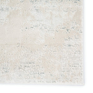 Jaipur Living Jaipur Living Orianna Viscose Runner Rug Abrashed Abstract Ivory Silver Carved Pile RUG142571