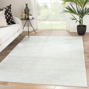 Jaipur Living Jaipur Living Orianna Viscose Runner Rug Abrashed Abstract Ivory Silver Carved Pile RUG142571