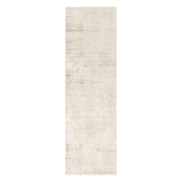 Jaipur Living Jaipur Living Orianna Viscose Runner Rug Abrashed Abstract Ivory Silver Carved Pile RUG142571