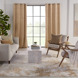 Jaipur Living Cirque Resa Modern Transitional Machine Made Indoor Rug Gray 6'7"x9'6"