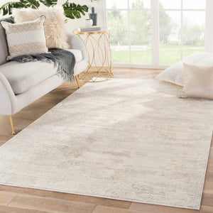 Jaipur Living Cirque Paxton Modern Transitional Machine Made Indoor Rug Gray 6'7"x9'6"