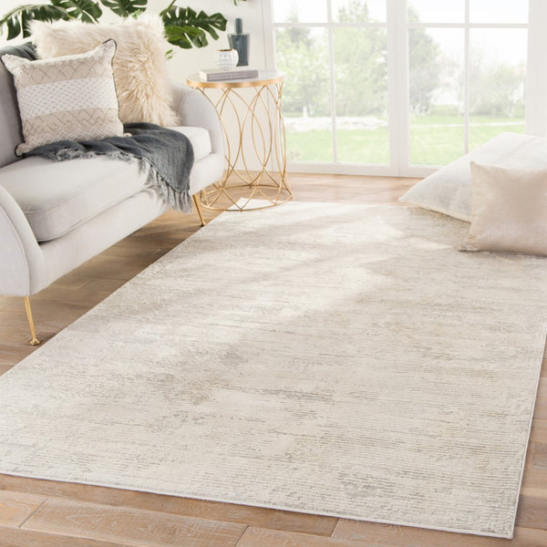 Jaipur Living Cirque Paxton Modern Transitional Machine Made Indoor Rug Gray 6'7"x9'6"