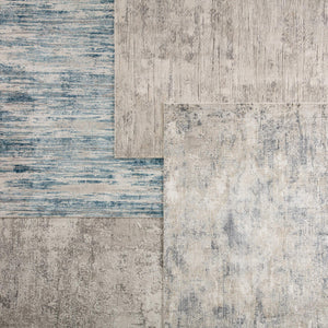 Jaipur Living Jaipur Living Paxton Abstract Runner Rug Viscose Blend High Low Pile Ivory Gray RUG143758