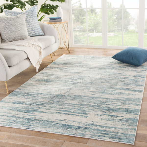 Jaipur Living Cirque Heaston Modern Transitional Machine Made Indoor Rug Blue 6'7"x9'6"