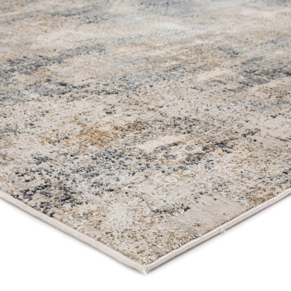 Jaipur Living Jaipur Living Ramsey Viscose Runner Rug Medallion High-low Pile Transitional Gray Gold RUG144017