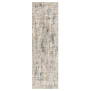 Jaipur Living Jaipur Living Ramsey Viscose Runner Rug Medallion High-low Pile Transitional Gray Gold RUG144017