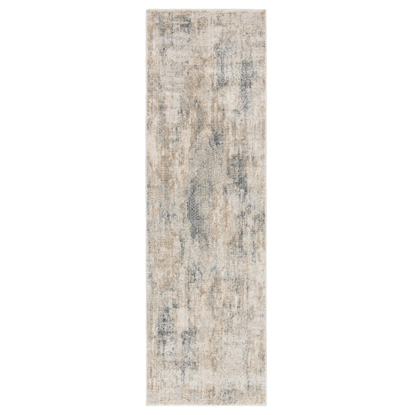 Jaipur Living Jaipur Living Ramsey Viscose Runner Rug Medallion High-low Pile Transitional Gray Gold RUG144017