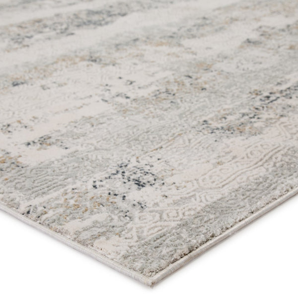 Jaipur Living Cirque Jaspal Updated Traditional Global Machine Made Indoor Rug Gray 6'7"x9'6"