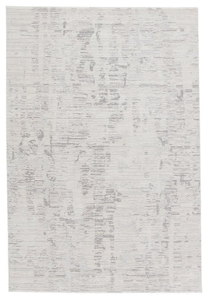 Jaipur Living Cirque Jovie Ciq38 Powerloomed Machinemade 55% Viscose 45% Polyester Contemporary Abstract Indoor Rug Ivory, Gray 55% Viscose 45% Polyester Rug150732