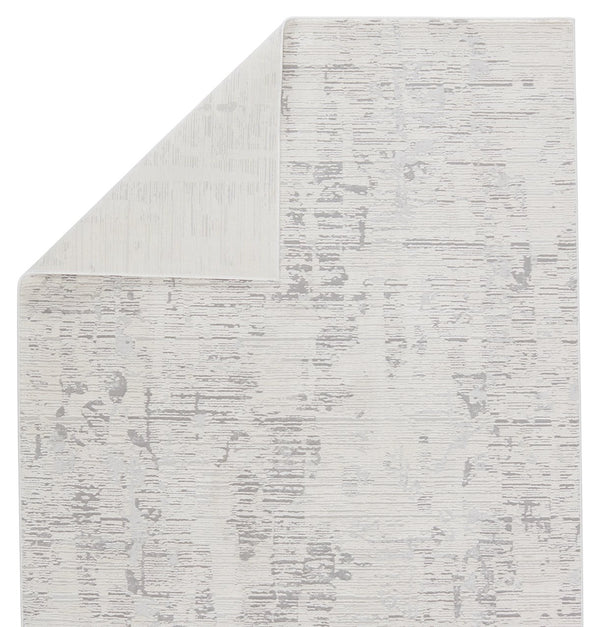 Jaipur Living Cirque Jovie Ciq38 Powerloomed Machinemade 55% Viscose 45% Polyester Contemporary Abstract Indoor Rug Ivory, Gray 55% Viscose 45% Polyester Rug150732