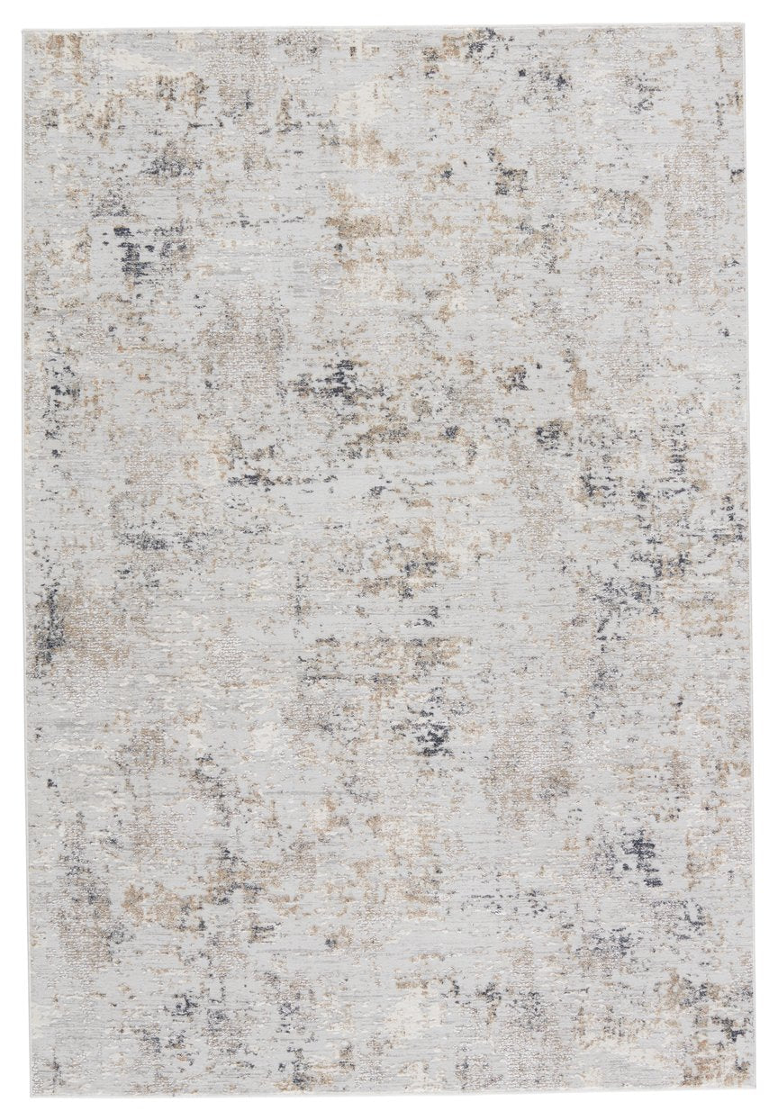 Jaipur Living Cirque Sereli Ciq39 Powerloomed Machinemade 65% Polyester 35% Viscose Abstract Abstract Indoor Rug Ivory, Gold 65% Polyester 35% Viscose Rug150738