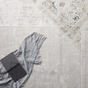 Jaipur Living Cirque Alcina Transitional Modern Machine Made Indoor Rug Light Gray 6'7"x9'6"