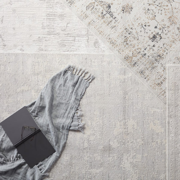 Jaipur Living Cirque Alcina Transitional Modern Machine Made Indoor Rug Light Gray 6'7"x9'6"