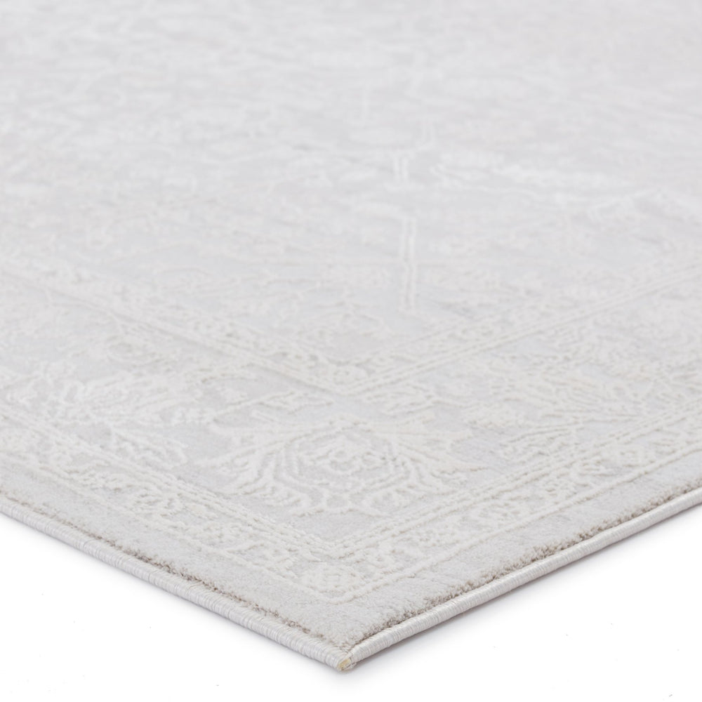 Jaipur Living Cirque Riella Ciq41 Powerloomed Machinemade 70% Polyester 30% Viscose Traditional Vintage Look Indoor Rug Light Taupe, Cream 70% Polyester 30% Viscose Rug150751