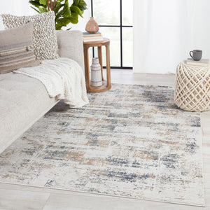 Jaipur Living Cirque Gesine Modern Transitional Machine Made Indoor Rug Light Gray 6'7"x9'6"