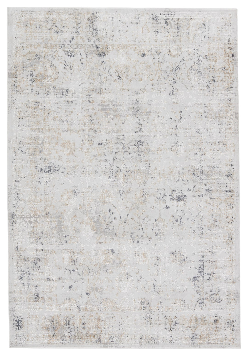 Jaipur Living Cirque Vida Transitional Updated Traditional Machine Made Indoor Rug Light Gray 6'7"x9'6"