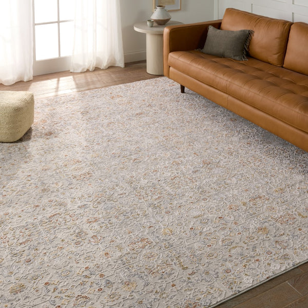 Jaipur Living Cirque Waverly Updated Traditional Modern Machine Made Indoor Rug White 11'10"x14'