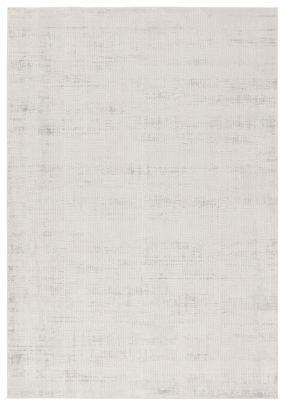 Jaipur Living Cirque Ottavia CIQ48 Machine Made Powerloomed Indoor Rug Gray 5'3" x 7'6"