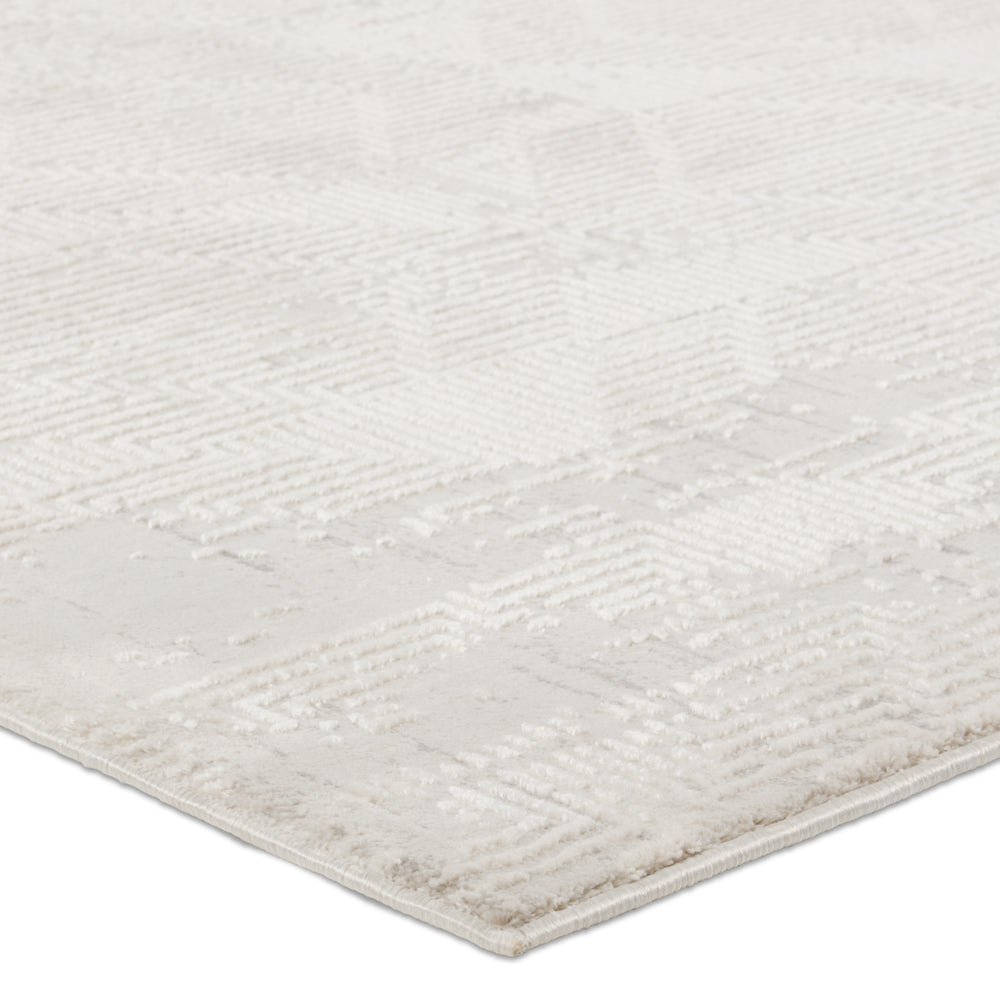 Jaipur Living Cirque Ottavia CIQ48 Machine Made Powerloomed Indoor Rug Gray 5'3" x 7'6"