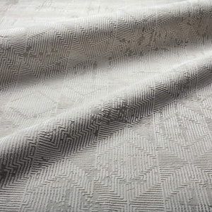 Jaipur Living Jaipur Living Ottavia Viscose Geometric Rug Antique Distressed High Low Pile Accent Gray RSW104782
