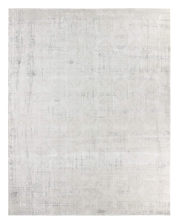Jaipur Living Jaipur Living Ottavia Viscose Geometric Rug Antique Distressed High Low Pile Accent Gray RSW104782