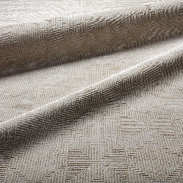 Jaipur Living Jaipur Living Ottavia Viscose Geometric Rug Antique Distressed High Low Pile Accent Light Gray RSW104783