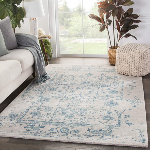 Jaipur Living Jaipur Living Margate Wool Viscose Oriental Rug Handtufted Floral Medallion Accent 10' x 14' RUG148194