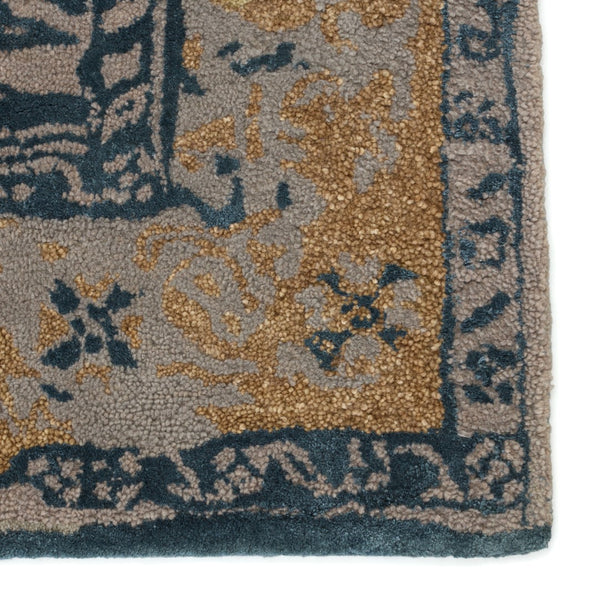 Jaipur Living Citrine Forza Modern Updated Traditional Handmade Indoor Rug Blue 6'x9'