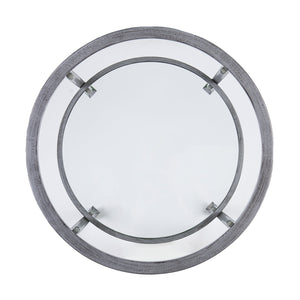 Safavieh Jaymes Round Tempered Glass End Table With Sleek Metal Frame For Modern Living Rooms SLV CK0742