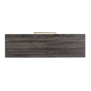 Safavieh Akmonton Narrow Entryway Console Table With Iron Frame And Hidden Drawer For Modern Spaces CK1004803