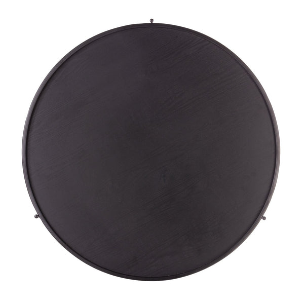 Safavieh Verlington Two Tier Round Coffee Table With Iron Legs And Farmhouse Tray Top Design CK1005600