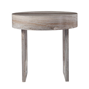 Safavieh Chadkirk Round Faux Marble Top Accent Table With Geometric Legs For Modern Living CK1126302