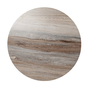 Safavieh Chadkirk Round Faux Marble Top Accent Table With Geometric Legs For Modern Living CK1126302