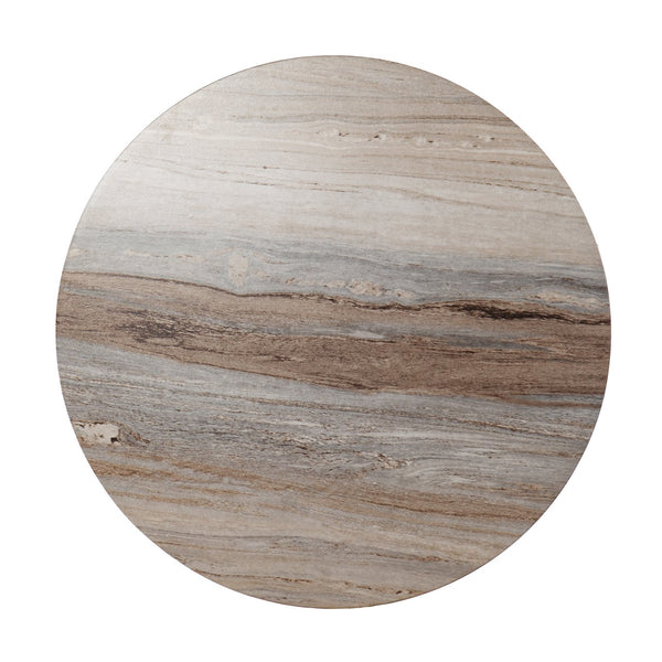 Safavieh Chadkirk Round Faux Marble Top Accent Table With Geometric Legs For Modern Living CK1126302