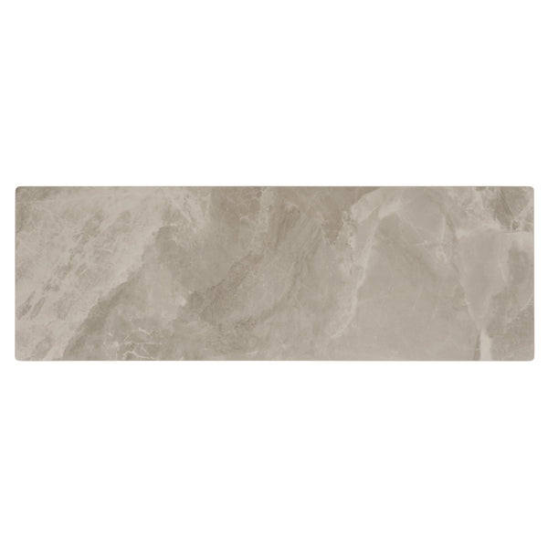 Safavieh Kota Console Table Stone Top Powder Coated Metal Frame Modern Entryway Accent GREY / GREY CK12323