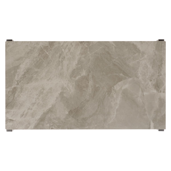 Safavieh Kota Modern Industrial Coffee Table With Hidden Drawer And Stone Look Mdf Top GREY / BROWN CK12330